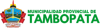 Municipalidad Provincial de Tambopata